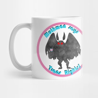 Trans Rights Mothman Mug